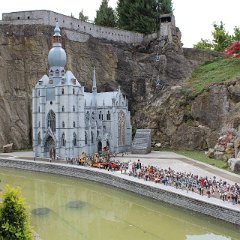 Mini-Europe - Belgien - Collegiale von Dinant     © Joost Braune, April 2014