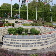 Mini-Europe - Großbritannien - The Circus und The Royal Crescent in Bath     © Joost Braune, April 2014