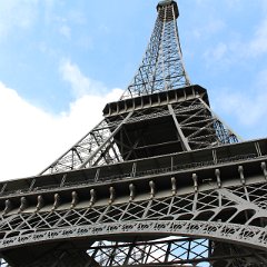 Mini-Europe - Frankreich - Eiffelturm in Paris     © Joost Braune, April 2014