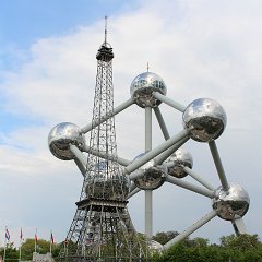 Mini-Europe - Frankreich - Eiffelturm in Paris     © Joost Braune, April 2014