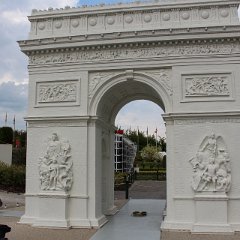 Mini-Europe - Frankreich - Arc de Triomphe     © Joost Braune, April 2014