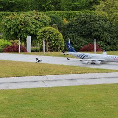 Mini-Europe - Frankreich - Airbus-Flugzeuge     © Joost Braune, April 2014