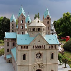 Mini-Europe - Deutschland - Dom zu Speyer     © Joost Braune, April 2014