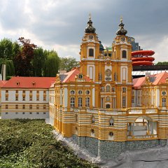 Mini-Europe - Österreich - Stift Melk     © Joost Braune, April 2014