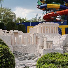 Mini-Europe - Griechenland - Akropolis in Athen     © Joost Braune, April 2014